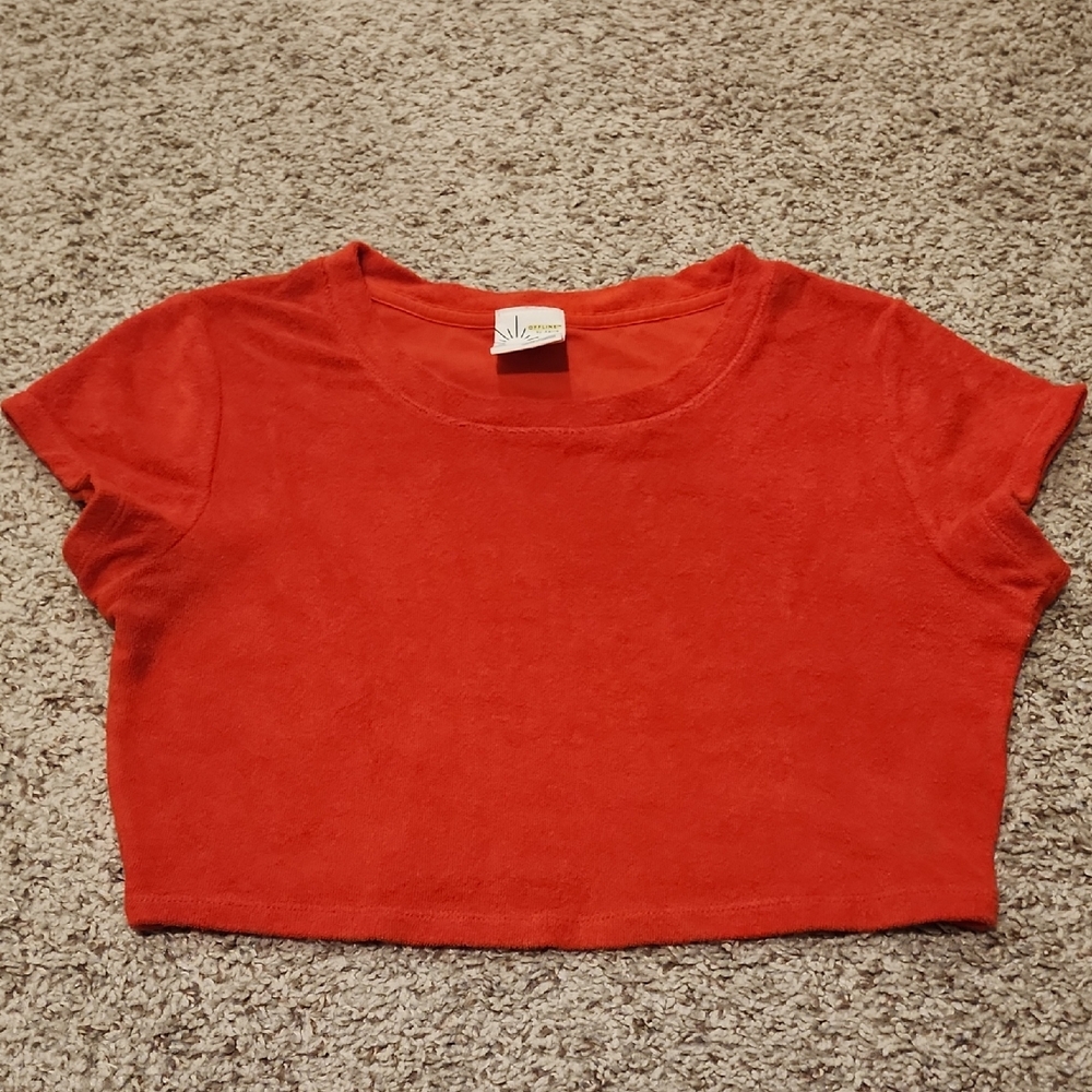 Offline by AERIE Terry Crop Tee